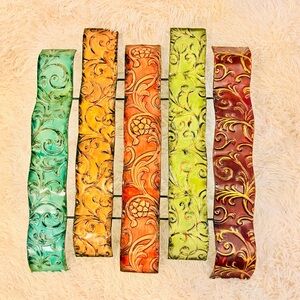 Multicolor 3D Metal Wall Art Decor